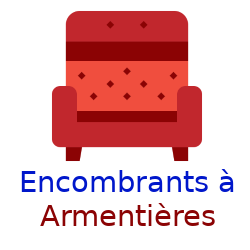 Meuble pour les encombrants d'Armentières