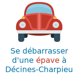 voiture destinée à être enlevée à Décines-Charpieu