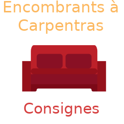 Canapé pour les encombrants de Carpentras