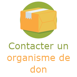 contacter un organisme de don