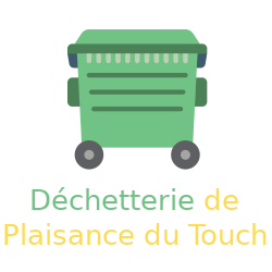 Bac de la déchetterie de Plaisance du Touch