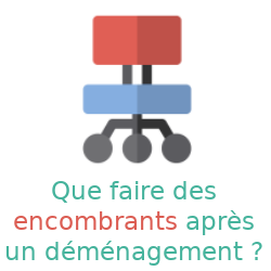 Meuble mis au rebut après un déménagement