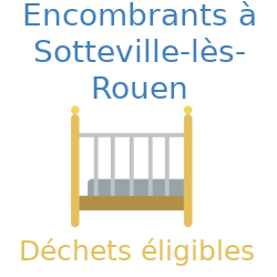 Déchet encombrant pour la collecte de Sotteville-lès-Rouen