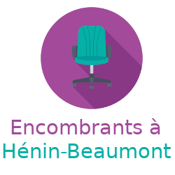 Meuble destiné aux encombrants d'Hénin-Beaumont