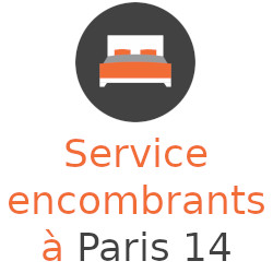 service des encombrants à Paris 14